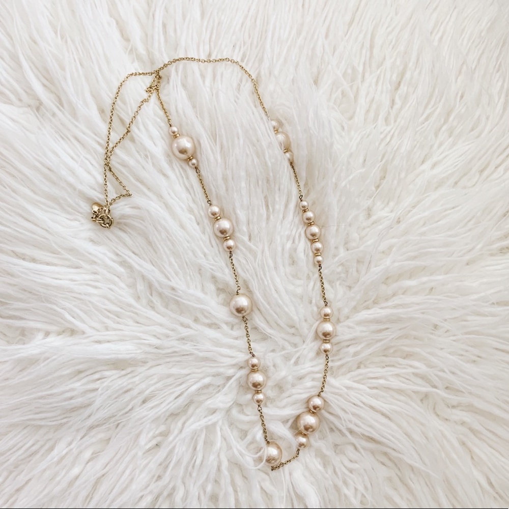 J. Crew || Faux Pearl Necklace